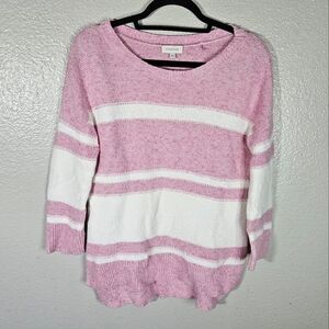 Kinross Cotton Knit Sweater Size XS